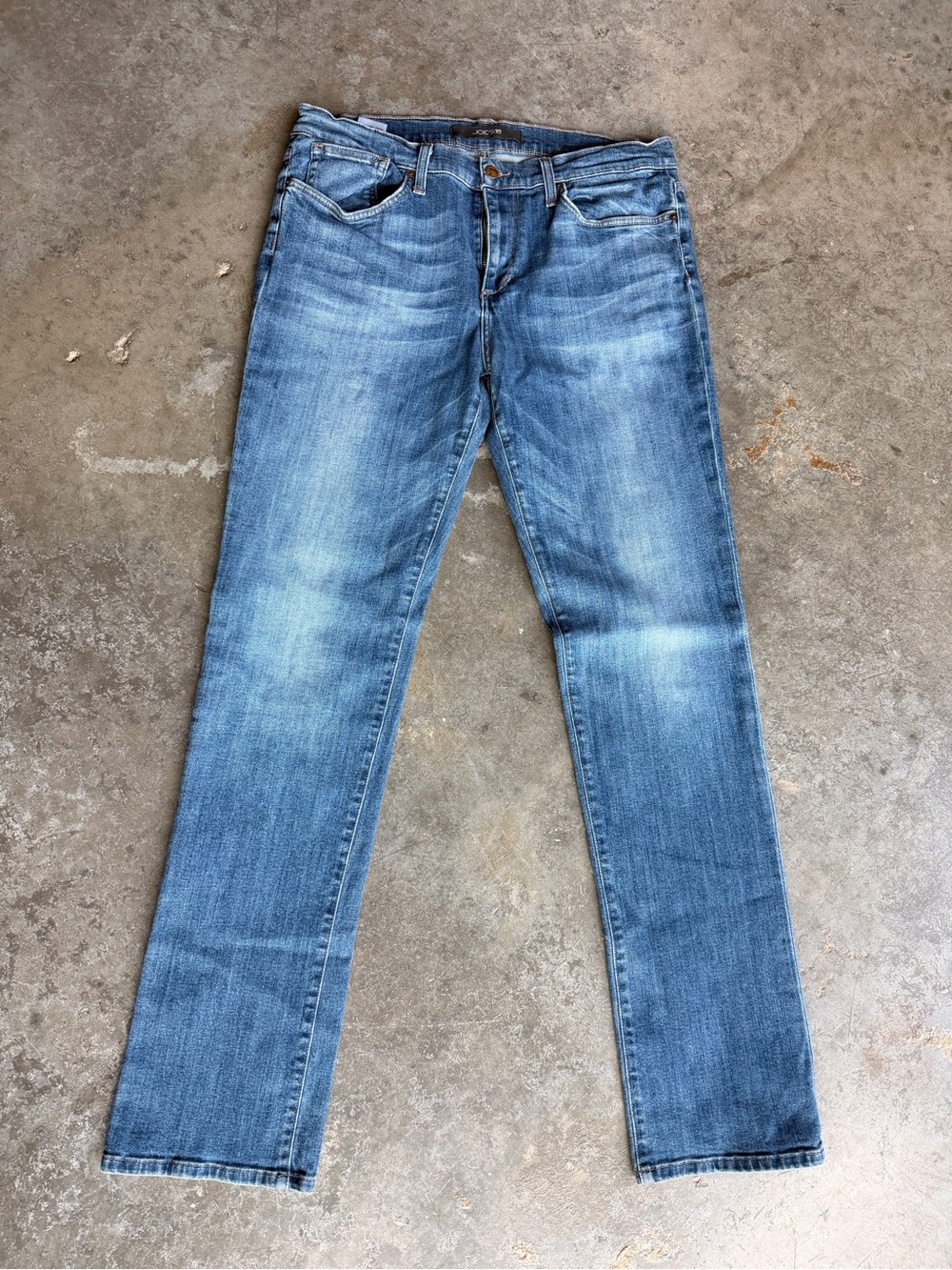 Joe's Jeans Men's Faded Blue Straight Jeans